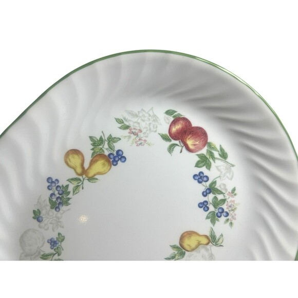 Corelle Swirl Apple Pear Fruit CHUTNEY 12 1/4" x 10" Oblong/Oval Serving Platter - Picture 3 of 9